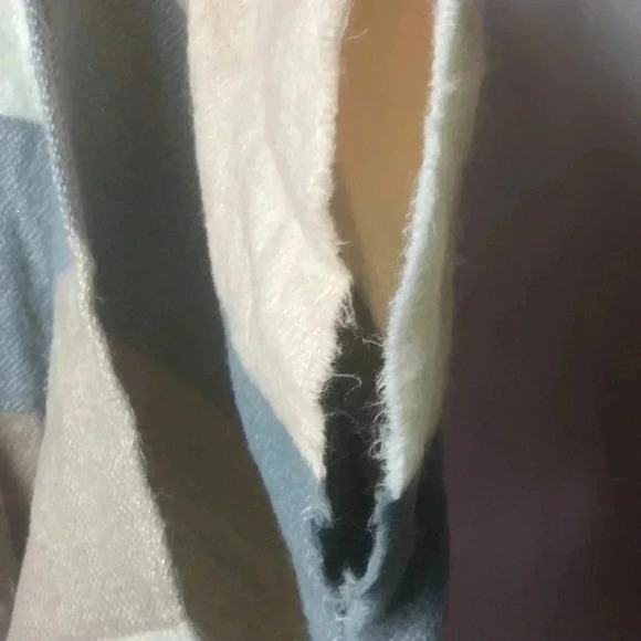 UNBRANDED SOFT OPEN FRONT PONCH WRAP SOFT AND COMFY ONE SIZE SOFT MUTED COLORS - Picture 6 of 11